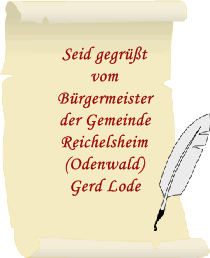 Gruwort des Brgermeisters