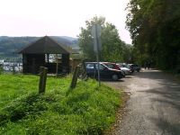 Parkplatz unterhalb Schloss Reichenberg