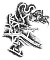 Weg zum Schloss Reichenberg