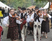 Die polnische Jugendtanzgruppe "Male Podhale" aus Jablonka