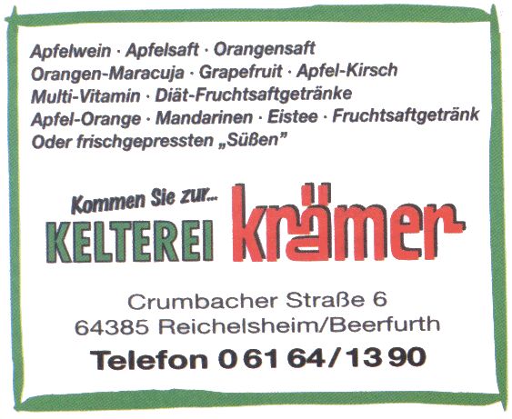 Kelterei Kr�mer, Beerfurth